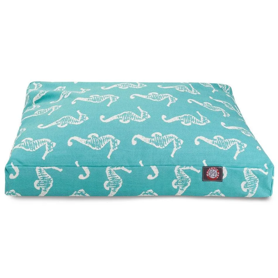 Sea Horse Memory Foam Dog Bed