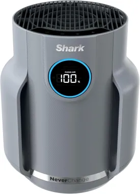 Shark NeverChange Air Purifier Compact Pro with Long-lasting HEPA Exceeding Filtration, For Pet Dander, Dust, Smoke, Allergens, Up to 250 sq. ft. for Bedroom, Home Office, Dorm, HP071BRN (2025)