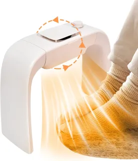 Space Heaters for Indoor Use, Portable Foot Heater under Desk for Office, Electric 300W Ceramic Energy Personal Feet Heater with Thermostat,Quiet Foot Warmer,Winter Christmas Gifts (BP626-Upgrade)