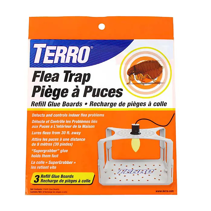Terro Flea Trap Refill Glue Boards – 3 Pack