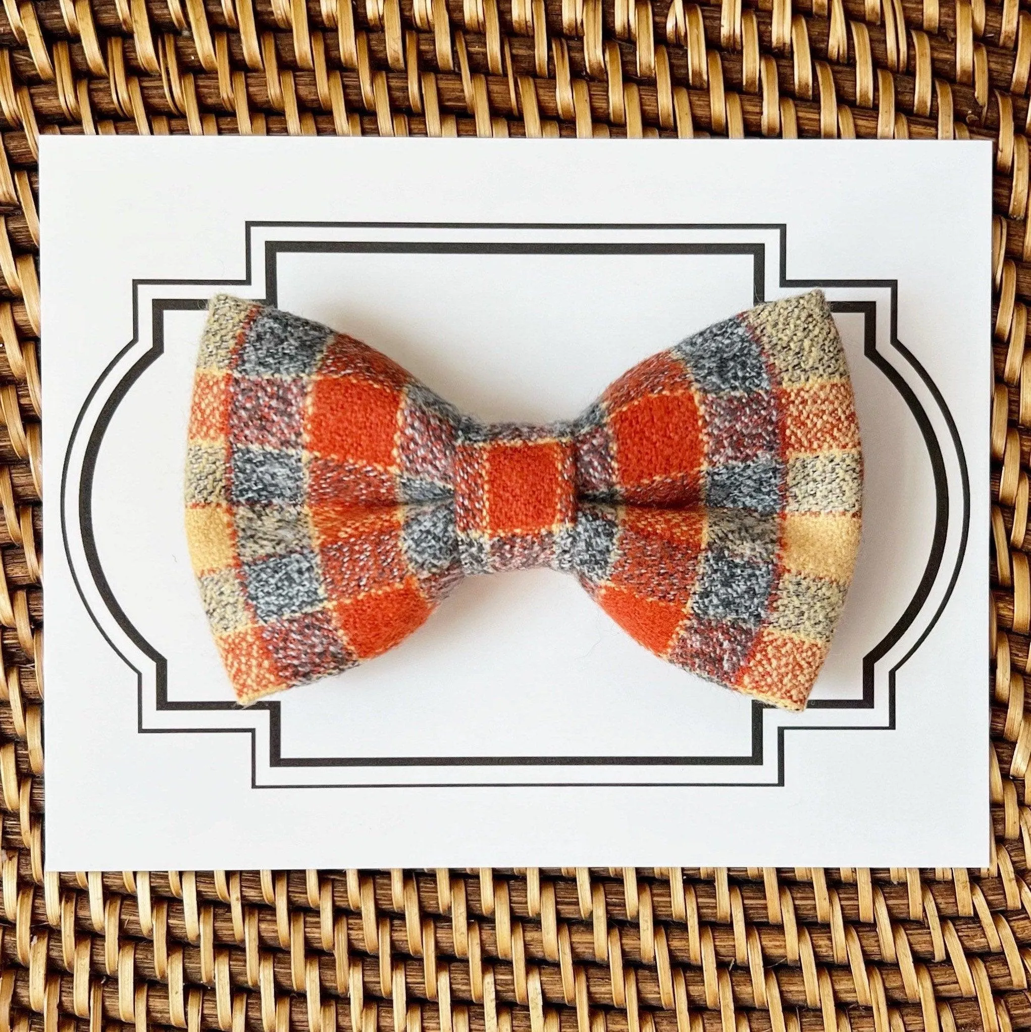 Thanksgiving Dog Bow Tie or Cat Bow Tie Gift Set