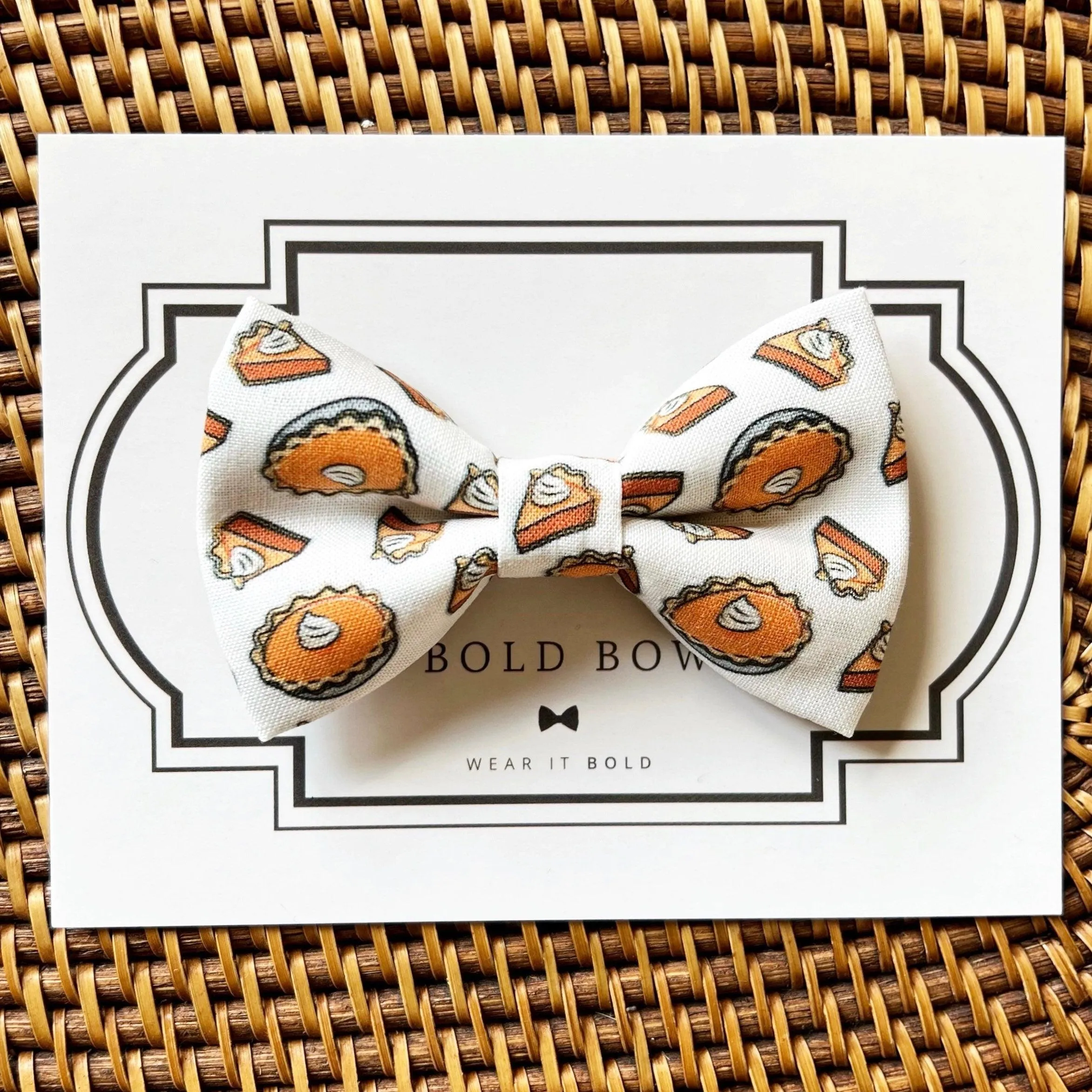 Thanksgiving Dog Bow Tie or Cat Bow Tie Gift Set