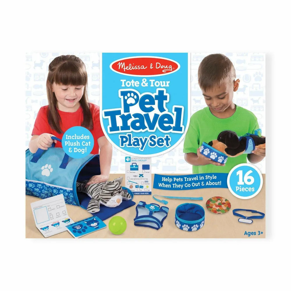 Tote & Tour Pet Travel Play Set