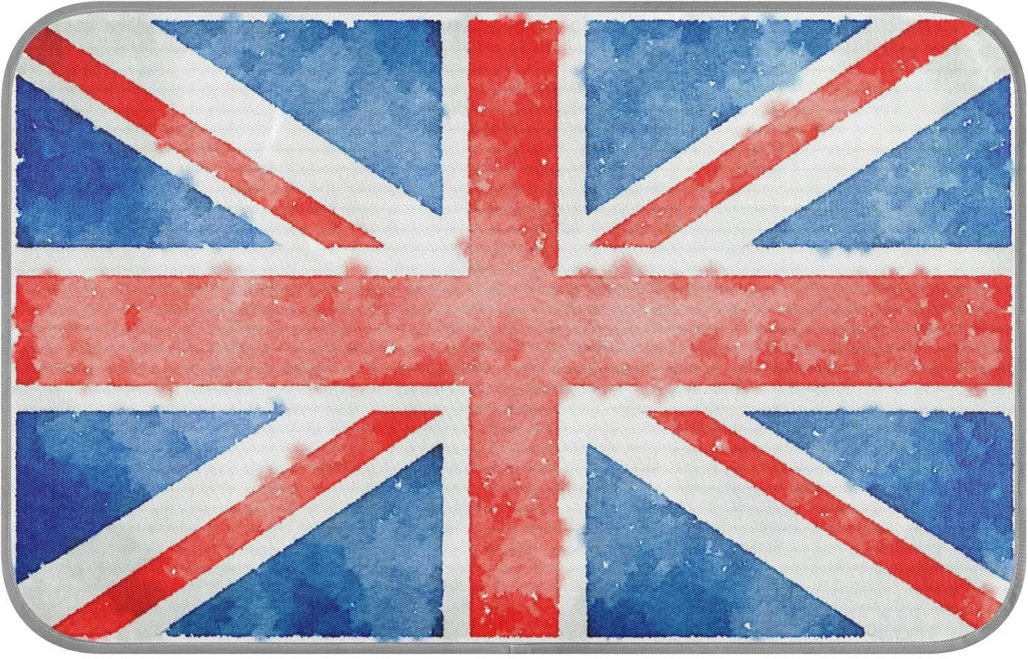 Washable Dog Cooling Mat Union Jack Flag Summer Cats Sleeping Mat Watercolor UK Dog Bed Mats 23.6 * 38.6inch Pet Ice Silk Sleep Kennel Pad Animal Sleep Bed for Home Outdoor Travel