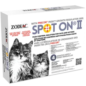 Zodiac Spot On II Flea Control for Cats & Kittens